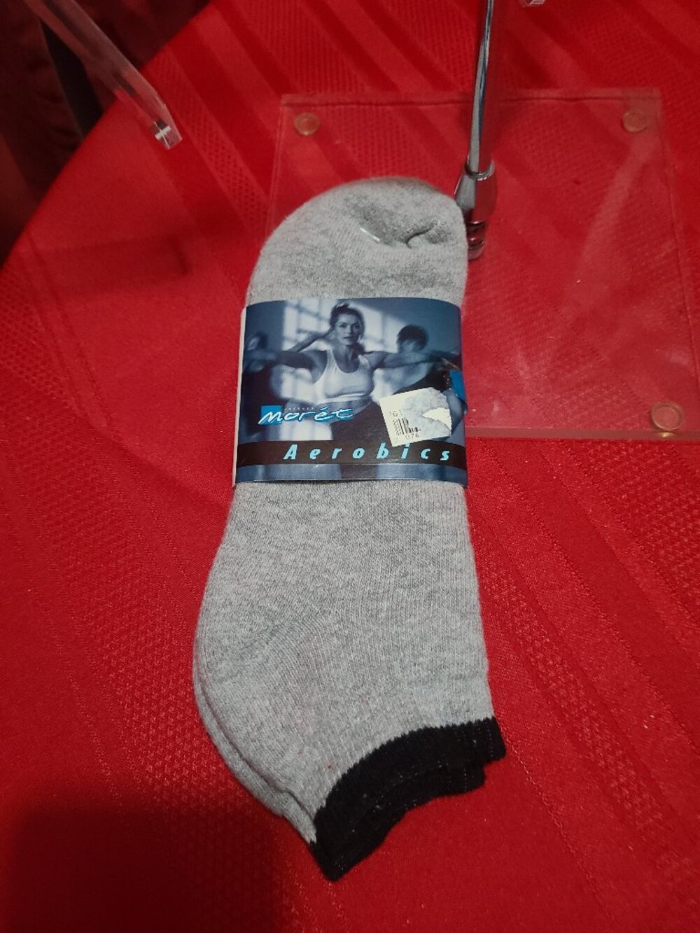 80s 90s Moret Aerobics Ankle Socks NEW USA Made SZ 9-11